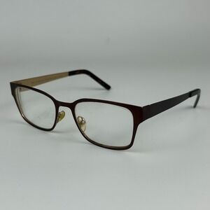 Eco Mod. 1100 mbwn Womens Eyeglasses‎ Frame Brown Metal Rectangular 51-18-140mm